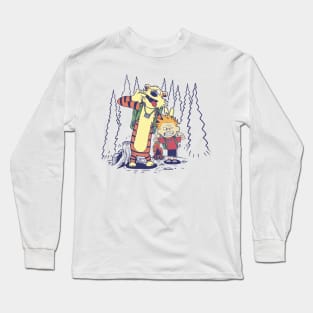 Calvin and Hobbes Let's Hiking Long Sleeve T-Shirt